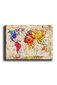 Reprodukcija Pasaules karte цена и информация | Gleznas | 220.lv