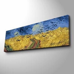 Reprodukcija Kviešu lauks ar vārnām (Van Gogh) cena un informācija | Gleznas | 220.lv