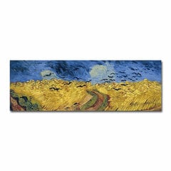 Репродукция Пшеничное поле с воронами (Ван Гог) цена и информация | Картины | 220.lv