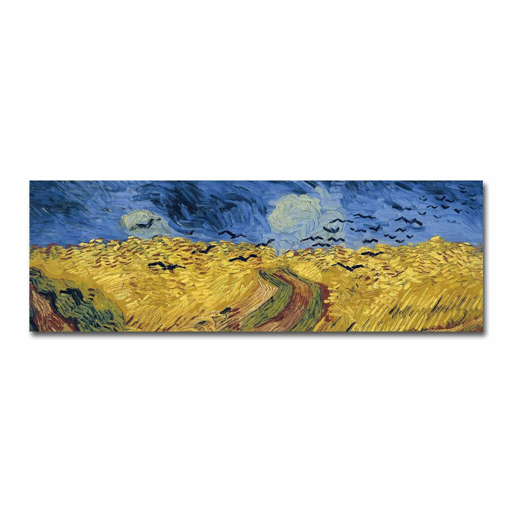 Reprodukcija Kviešu lauks ar vārnām (Van Gogh) цена и информация | Gleznas | 220.lv