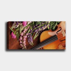 Reprodukcija Ziedi un vijole cena un informācija | Gleznas | 220.lv