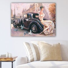 Репродукция Женщина и автомобиль цена и информация | Картины | 220.lv