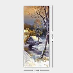Reprodukcija Māja ziemā mežā cena un informācija | Gleznas | 220.lv