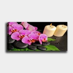 Reprodukcija Orhidejas un sveces cena un informācija | Gleznas | 220.lv