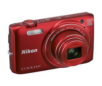 NIKON COOLPIX S6800 RED cena un informācija | Digitālās fotokameras | 220.lv