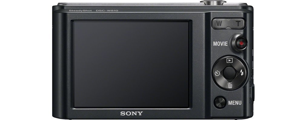 Sony DSC-W810, melns цена и информация | Digitālās fotokameras | 220.lv