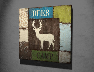 Репродукция DEER CAMP цена и информация | Картины | 220.lv