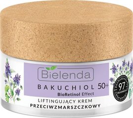 Sejas krēms Bielenda Bakuchiol BioRetinol Effect 50+, 50 ml cena un informācija | Sejas krēmi | 220.lv