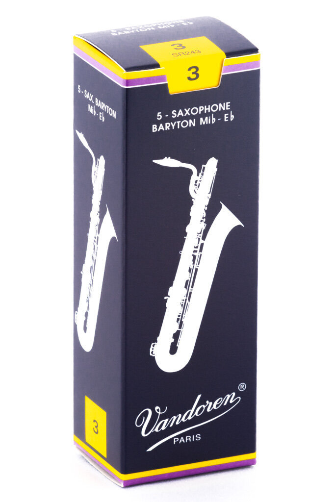 Mēlīte baritona saksofonam Vandoren Traditional SR243 Nr. 3.0 cena un informācija | Mūzikas instrumentu piederumi | 220.lv