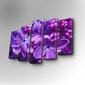 Piecu daļu reprodukcija Violeti ziedi cena un informācija | Gleznas | 220.lv