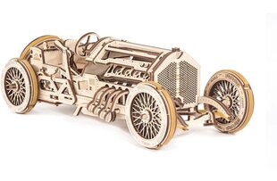 Mašīna - Sportkars U-9 "Grand prix", UGEARS цена и информация | Конструкторы и кубики | 220.lv