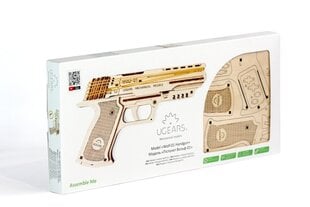 Pistole Wolf-01 UGEARS цена и информация | Конструкторы и кубики | 220.lv