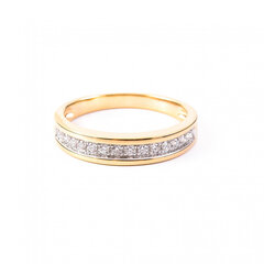 Золотое кольцо с бриллиантами ZGKC02366R5YD цена и информация | Кольца | 220.lv
