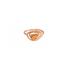Золотое кольцо с цитрином ZGT101018096C ZGT101018096C цена и информация | Кольца | 220.lv