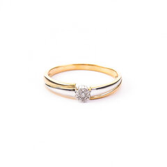 Золотое кольцо с бриллиантами ZGFJ001101R5ZD цена и информация | Кольца | 220.lv