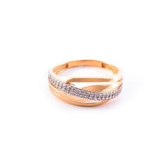 Золотое кольцо с кубиком циркония ZGYZ2319 цена и информация | Кольца | 220.lv