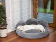 Hobbydog guļvieta Exclusive Paw Grey, XXL, 105x105 cm cena un informācija | Suņu gultas, spilveni, būdas | 220.lv
