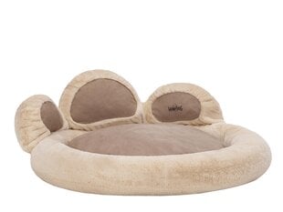 Hobbydog лежак Exclusive Paw Beige, XXL, 105x105 см цена и информация | Лежаки, домики | 220.lv