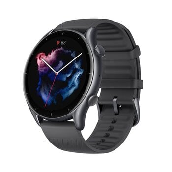 Amazfit GTR 3 Thunder Black цена и информация | Смарт-часы (smartwatch) | 220.lv