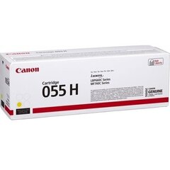 Canon Cartridge 055H Yellow (3017C002), цена и информация | Картриджи для лазерных принтеров | 220.lv