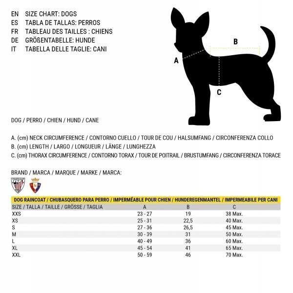 Suņu lietusmētelis Pets cena un informācija | Apģērbi suņiem | 220.lv