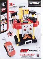 Игрушечный набор инструментов - мастерская - чемодан 3 в 1 цена и информация | Конструктор автомобилей игрушки для мальчиков | 220.lv