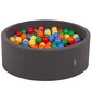 KiddyMoon plastmasas bumbiņas bērnu rotaļām 100 gab ∅ 7cm, dažadu krāsu цена и информация | Rotaļlietas zīdaiņiem | 220.lv