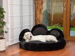 Hobbydog guļvieta Exclusive Paw Black, XXL, 105x105 cm cena un informācija | Suņu gultas, spilveni, būdas | 220.lv