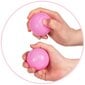 KiddyMoon plastmasas bumbiņas bērnu rotaļām 100 gab ∅ 6cm, balts/pelēks/piparmētru cena un informācija | Rotaļlietas zīdaiņiem | 220.lv