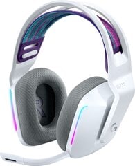 Logitech G733 Lightspeed White Wireless цена и информация | Наушники с микрофоном Asus H1 Wireless Чёрный | 220.lv