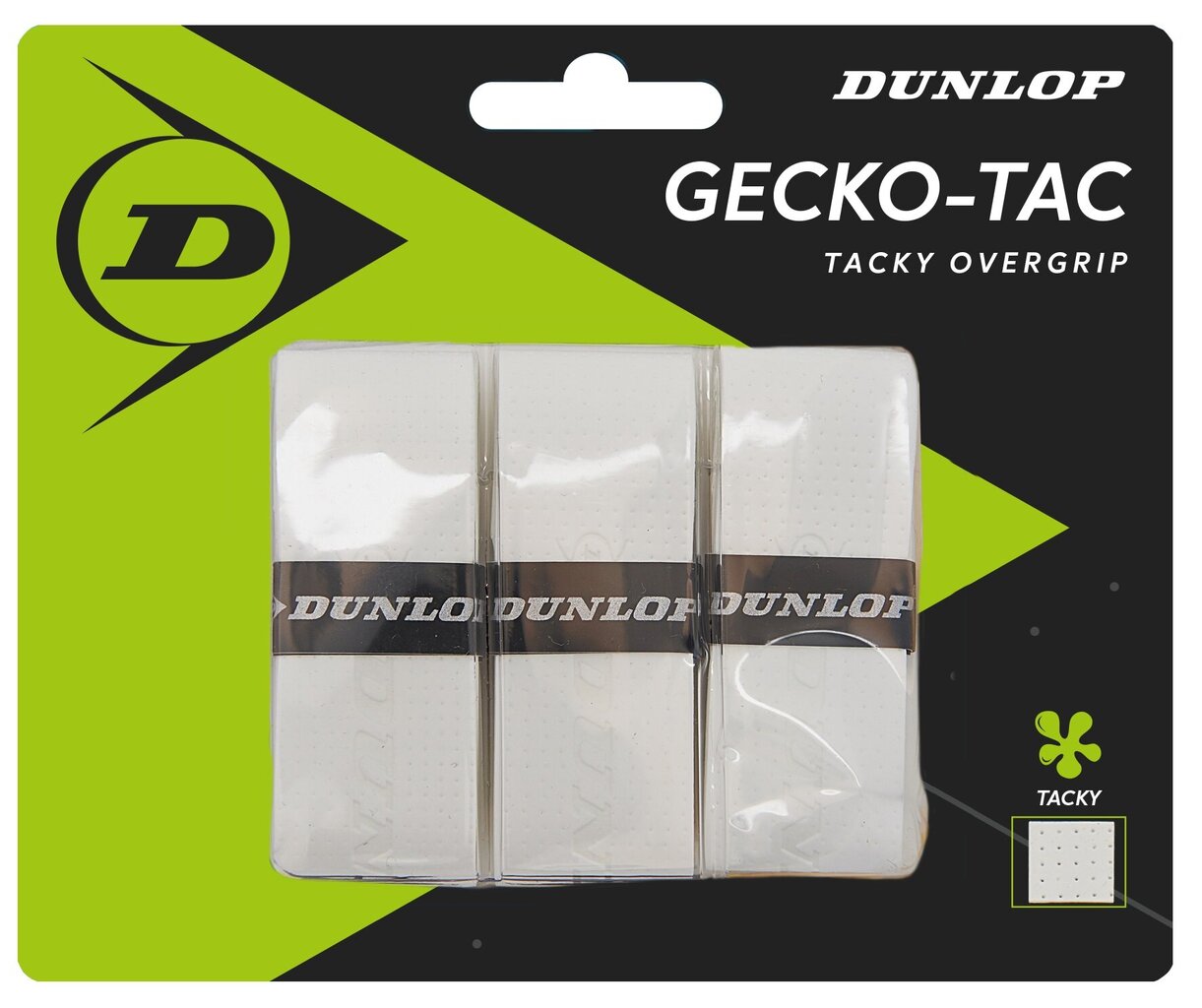 Raketes augš. tinumi Dunlop GECKO-TAC 3gab. cena un informācija | Āra tenisa preces | 220.lv