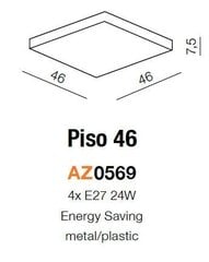 Azzardo потолочный светильник Piso 46 цена и информация | Потолочный светильник | 220.lv