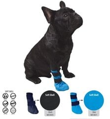 Защитная обувь Grande Finale (мягкая внутри, черная) L 8см цена и информация | Одежда для собак | 220.lv