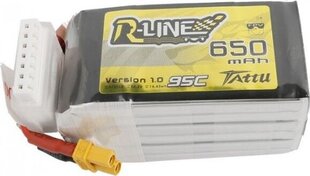 Akumulators Tattu R-Line 650mAh 22,2V 95C 6S1P XT30U-F cena un informācija | Smart ierīces un piederumi | 220.lv