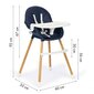 Daudzfunkcionāls barošanas krēsls Ecotoys 2in1 cena un informācija | Barošanas krēsli | 220.lv