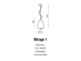 Azzardo подвесной светильник Mirage цена и информация | Люстры | 220.lv