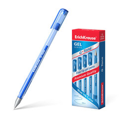 Ручка гелевая ErichKrause® G-Tone, цвет чернил синий (в коробке по 12 шт.) цена и информация | Письменные принадлежности | 220.lv