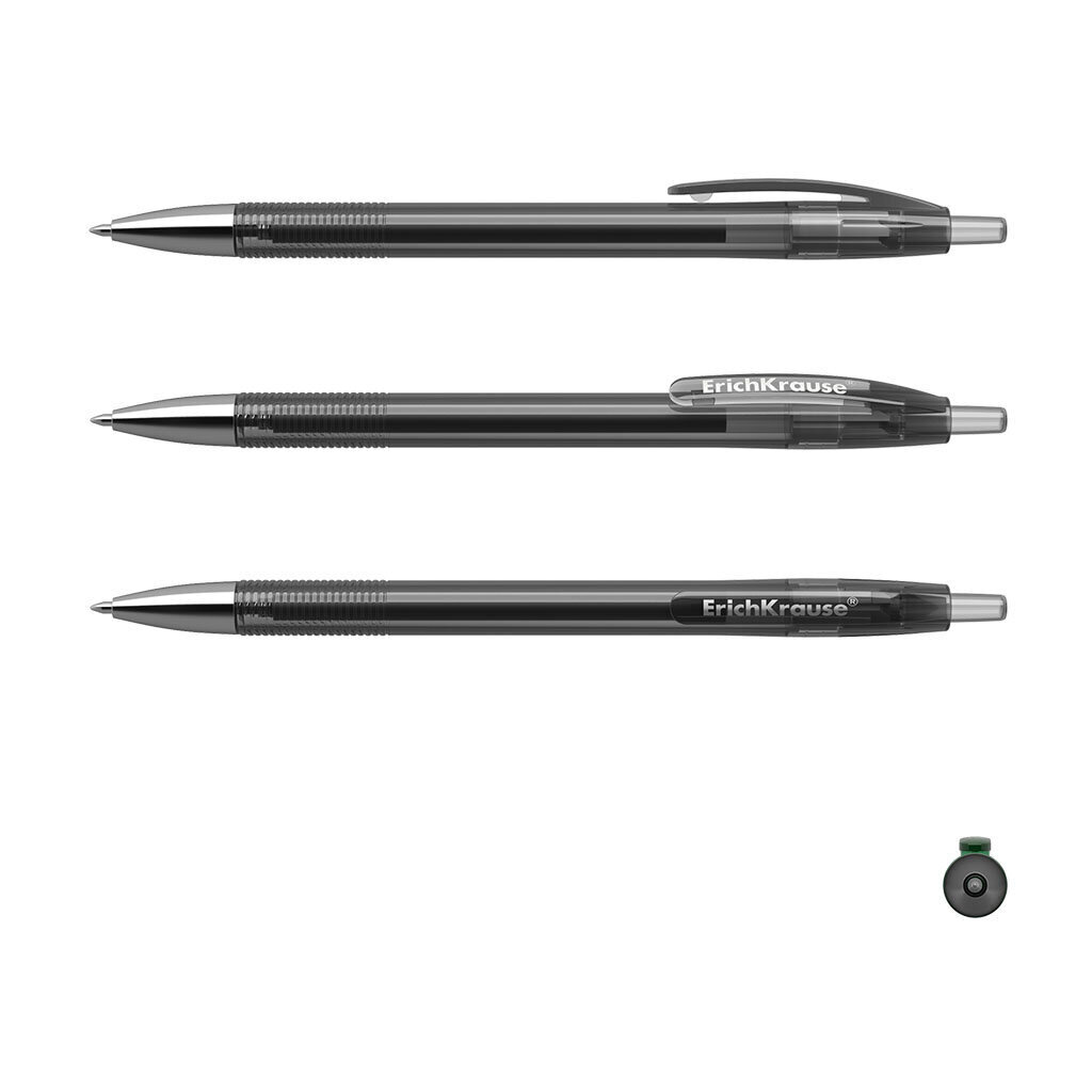 Automātiska gēla pildspalva ErichKrause® R-301 Original Gel Matic 0.5, melna cena un informācija | Rakstāmpiederumi | 220.lv
