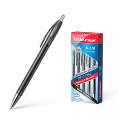 Automātiska gēla pildspalva ErichKrause® R-301 Original Gel Matic 0.5, melna cena un informācija | Rakstāmpiederumi | 220.lv