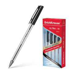 Lodīšu pildspalva ErichKrause® ULTRA-10 melna cena un informācija | Rakstāmpiederumi | 220.lv