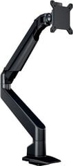 MB VESA Gas Lift Arm Single Black 15inch цена и информация | Кронштейны для монитора | 220.lv