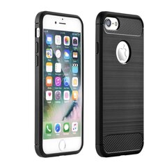 Forcell CARBON maciņš priekš IPHONE 12 /12 PRO melns cena un informācija | Telefonu vāciņi, maciņi | 220.lv