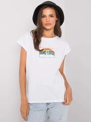 Женская футболка, белая цена и информация | Женские футболки | 220.lv