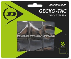 Намотка верхняя Dunlop GECKO-TAC, чёрная, 3 шт. цена и информация | Товары для большого тенниса | 220.lv