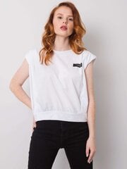 Sieviešu t-krekls ar uzrakstiem, balts цена и информация | Женские футболки | 220.lv