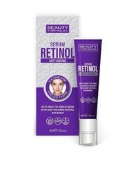 Увлажняющая сыворотка для лица Beauty Formulas Retinol Anti-Aging, 30 мл цена и информация | Сыворотки для лица, масла | 220.lv