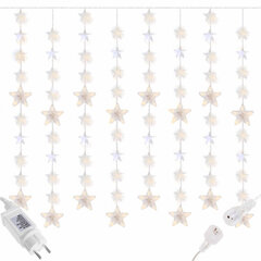 Zvaigžņu aizkars 180 LED "Smart", vēss/ silti balts, pārslēdzams cena un informācija | Ziemassvētku lampiņas, LED virtenes | 220.lv