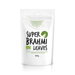 Melleņu lapu pulveris Super Brahmi Leaves, bioloģisks, Ayurveda Line, 200 g cena un informācija | Tējas un ārstniecības augi | 220.lv