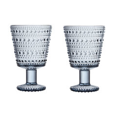 Iittala Kastehelmi стакан для питья на ножке 26cl 2шт. переработанное стекло цена и информация | Стаканы, фужеры, кувшины | 220.lv