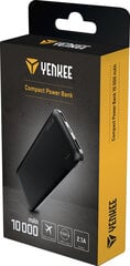 Compact Powerbank Yenkee YPB1040 10000 mah цена и информация | Зарядные устройства Power bank | 220.lv